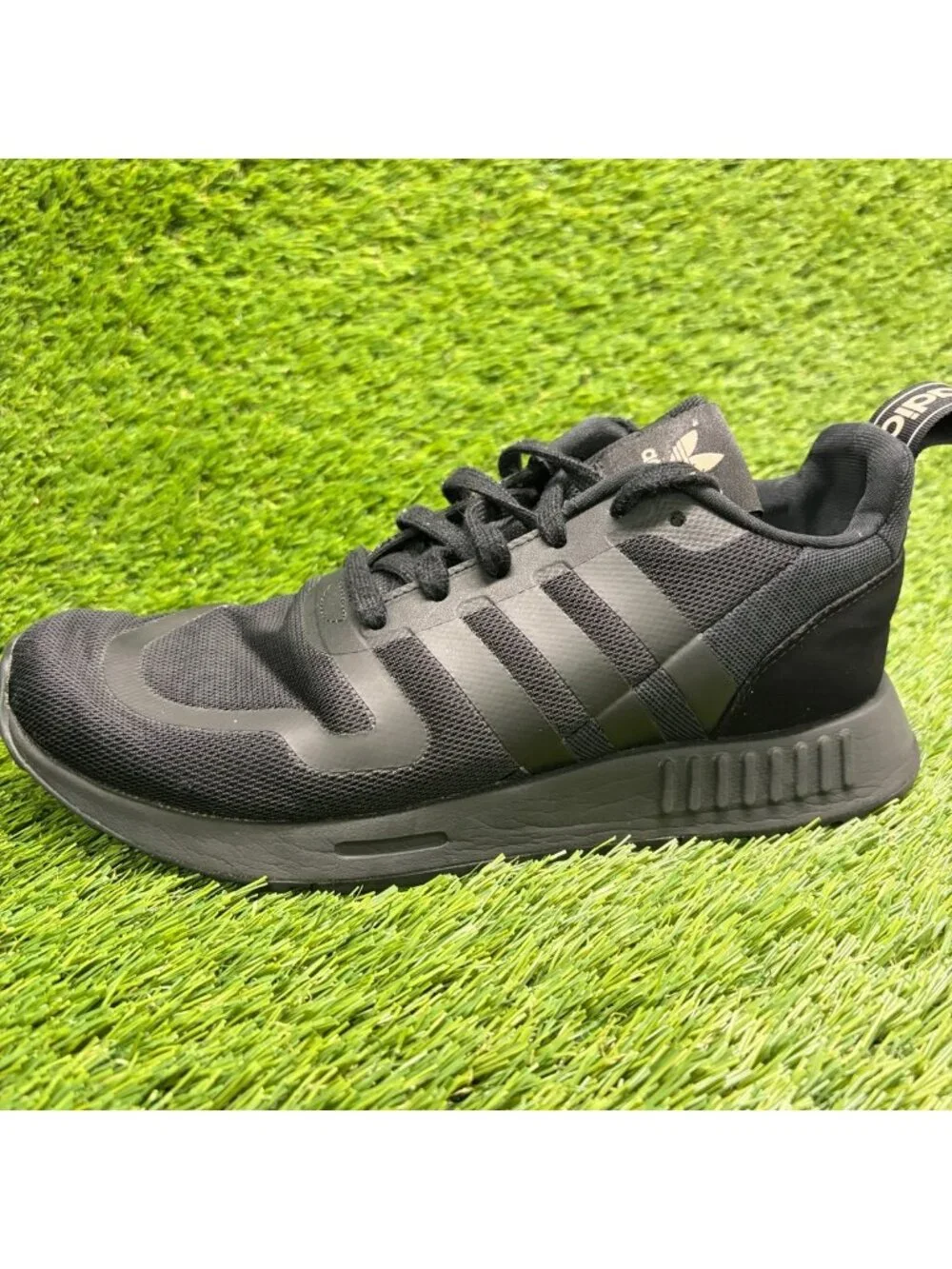 Adidas Originals Multix Womens Size 7.5 Black Athletic Running Shoes Sneakers